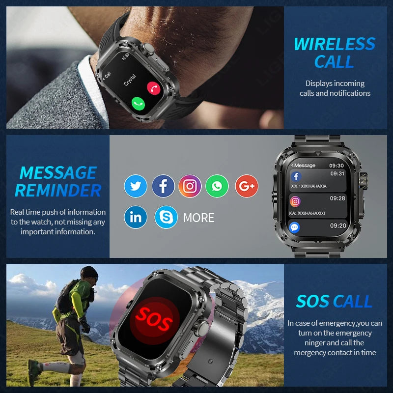 Smart Fitness Tracker Watch Men/Women | GPS,Health Monitor, Sleep tracker | Android/IOS Supported