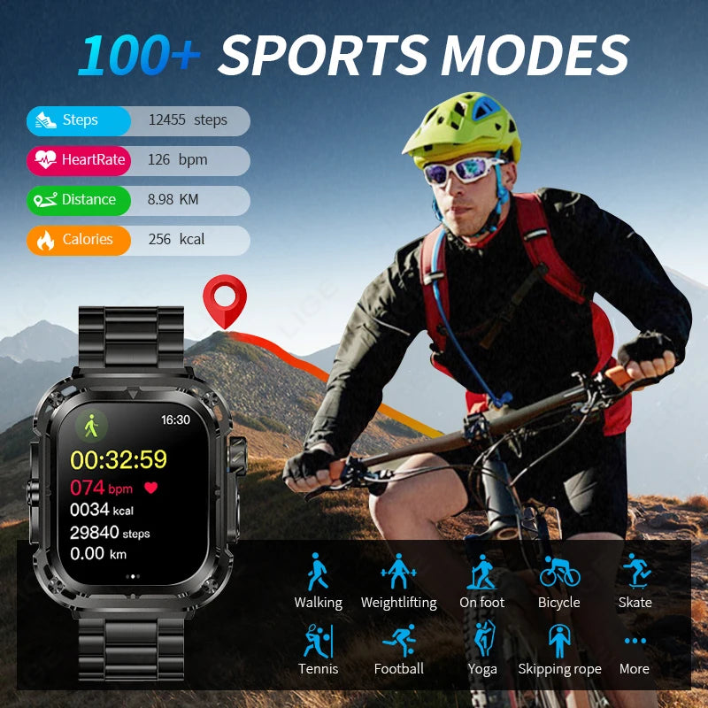 Smart Fitness Tracker Watch Men/Women | GPS,Health Monitor, Sleep tracker | Android/IOS Supported
